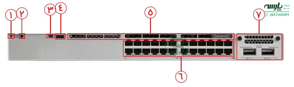 سوئیچ سیسکو C9300-24P-E